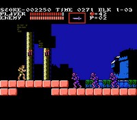 une photo d'Ã©cran de Castlevania 3 - Dracula s Curse sur Nintendo Nes